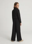 Elegáns kislány szett Emi fekete színben, további nézet, ünnepi kislány ruha, ZOYA Fashion