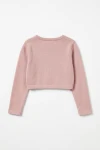 Gyerek bolero Ada rózsaszín színben, részlet, ünnepi kislány ruha, ZOYA Fashion